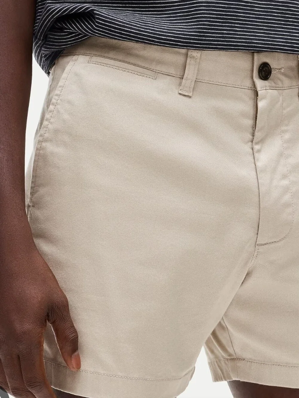 J. Crew MENS tretch Chino Shorts in Khaki